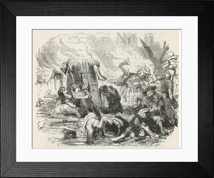 Framed Print : Aftermath of the Riots Framed Print : Aftermath of the Riots