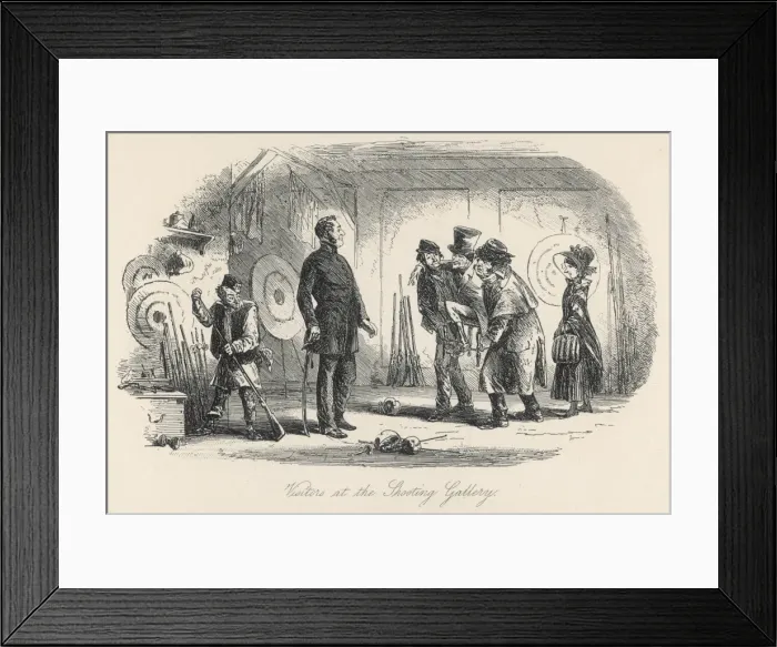 Framed Print : The Shooting Gallery Framed Print : The Shooting Gallery