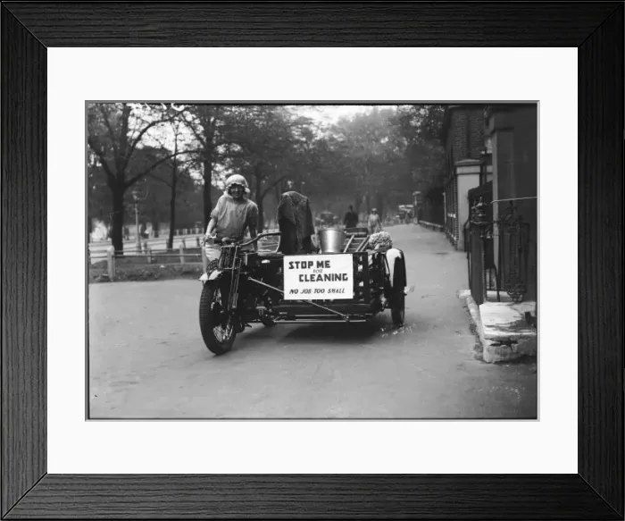 Framed Print : Travelling Charlady Framed Print : Travelling Charlady