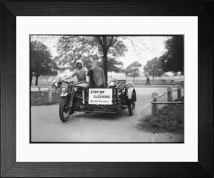 Framed Print : Travelling Charlady Framed Print : Travelling Charlady
