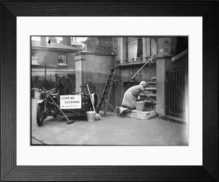 Framed Print : Travelling Charlady Framed Print : Travelling Charlady