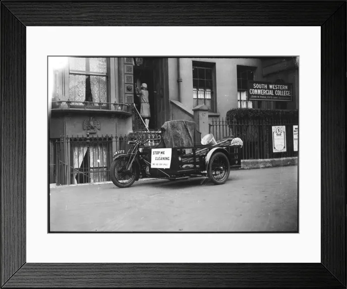 Framed Print : Travelling Charlady Framed Print : Travelling Charlady