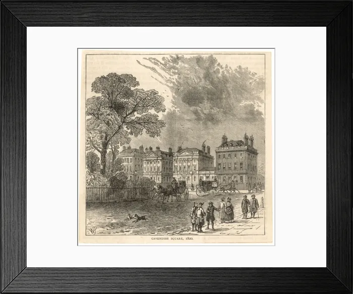 Framed Print : Cavendish Square, London Framed Print : Cavendish Square, London
