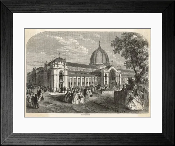 Framed Print : Exhibition London 1862 Framed Print : Exhibition London 1862