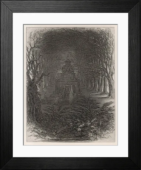 Framed Print : The Mausoleum Framed Print : The Mausoleum