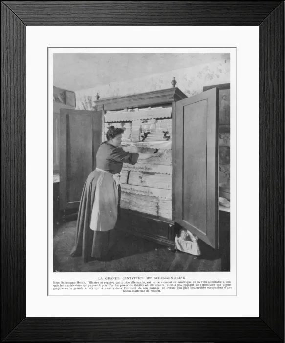 Framed Print : Linen Cupboard Framed Print : Linen Cupboard
