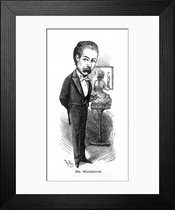 Framed Print : Mr Maskelyne 1883 Framed Print : Mr Maskelyne 1883