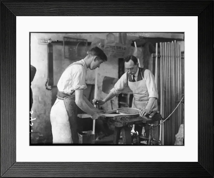 Framed Print : Making Tennis Racquets Framed Print : Making Tennis Racquets