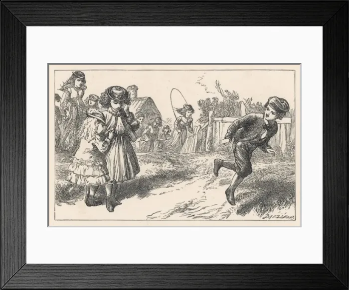 Framed Print : Georgie Porgie Framed Print : Georgie Porgie