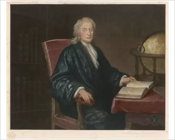 Isaac Newton, Seated