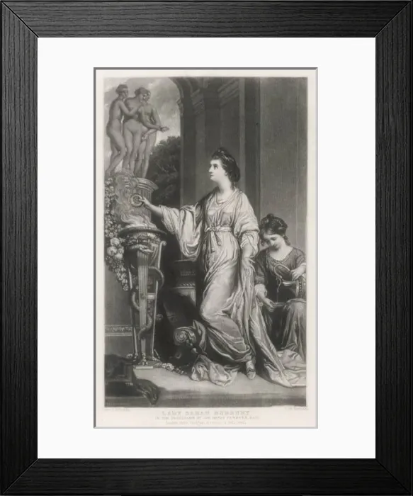 Framed Print : Lady Sarah Napier Framed Print : Lady Sarah Napier