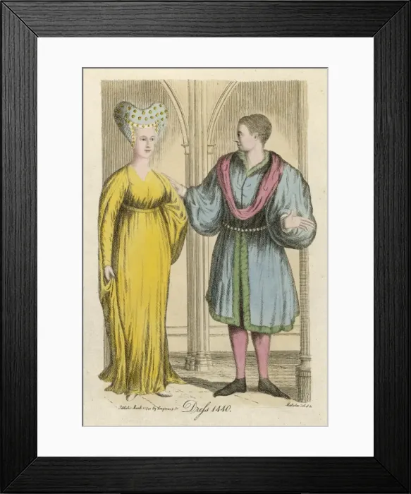 Framed Print : Man and Woman 1440 Framed Print : Man and Woman 1440