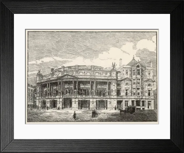 Framed Print : QUEENs HALL / LONDON 1900 Framed Print : QUEENs HALL / LONDON 1900