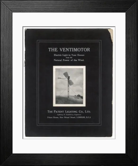 Framed Print : Domestic Wind Power Framed Print : Domestic Wind Power