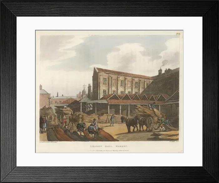 Framed Print : Leadenhall Market Framed Print : Leadenhall Market