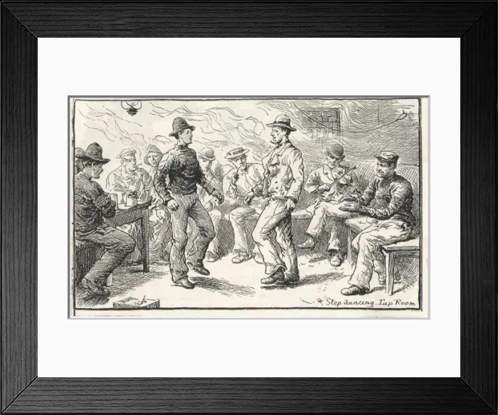 Framed Print : Norfolk Step-Dancing Framed Print : Norfolk Step-Dancing