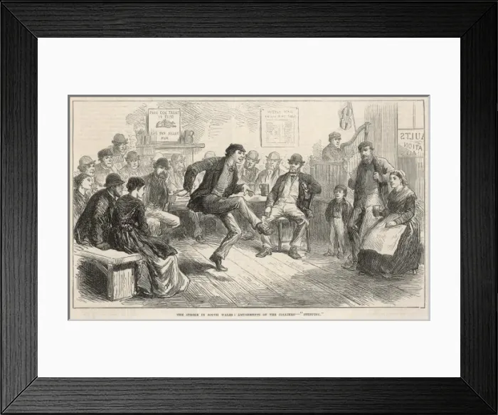 Framed Print : Welsh Step-Dancing Framed Print : Welsh Step-Dancing