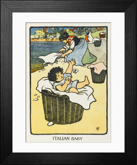 Framed Print : Racial Types / Italy Framed Print : Racial Types / Italy