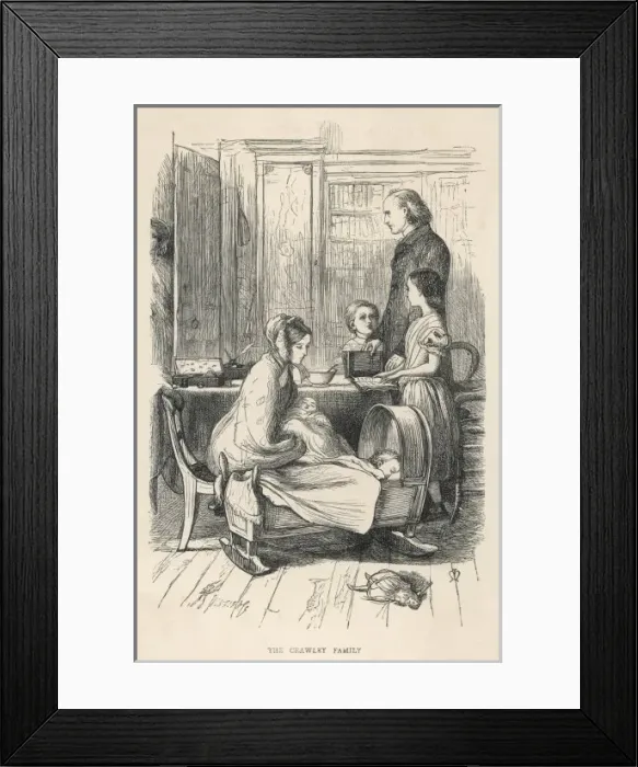 Framed Print : Trollope / Framley Parson Framed Print : Trollope / Framley Parson
