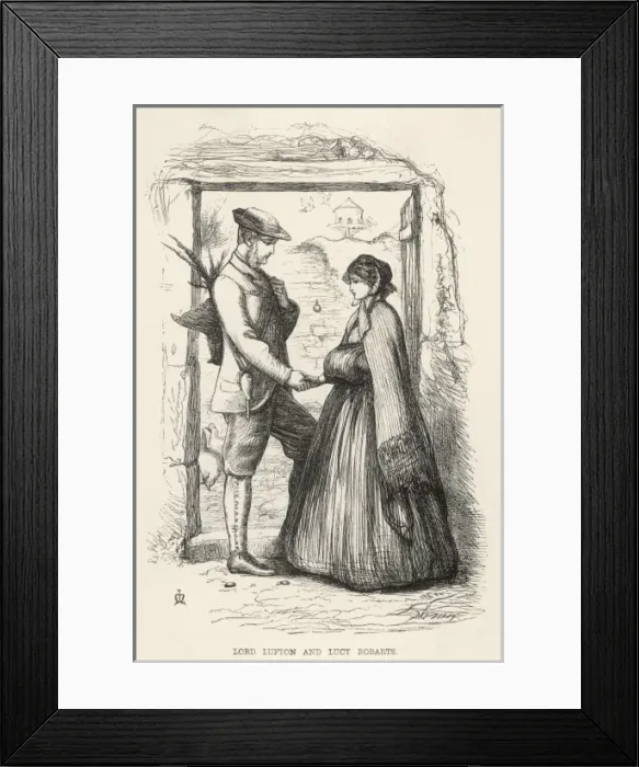 Framed Print : Trollope / Framley Parson Framed Print : Trollope / Framley Parson