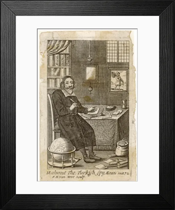 Framed Print : The Turkish Spy 17th C Framed Print : The Turkish Spy 17th C