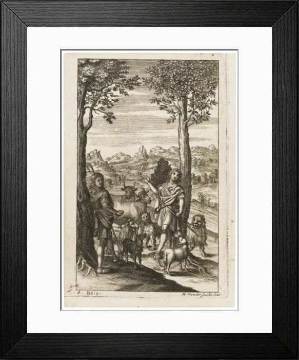 Framed Print : Damon & Alphesiboeus