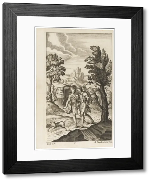 Framed Print : Moeris & Lycidas / Virgil Framed Print : Moeris & Lycidas / Virgil