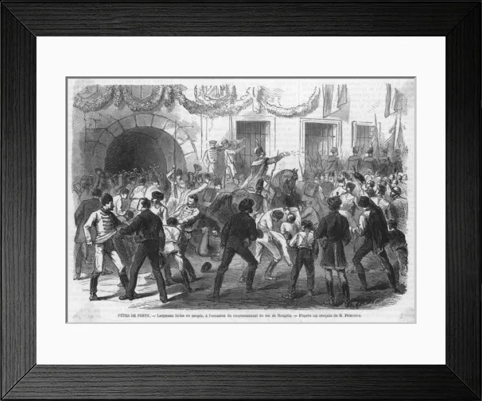 Framed Print : Coronation Festivities Framed Print : Coronation Festivities