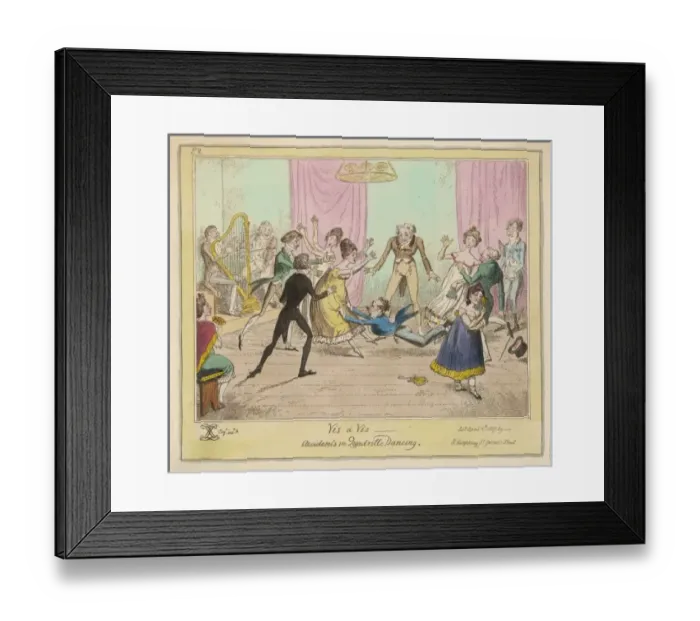 Framed Print : Quadrille Accidents 2 Framed Print : Quadrille Accidents 2