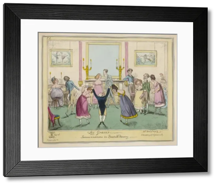 Framed Print : Quadrille Inconveniences Framed Print : Quadrille Inconveniences