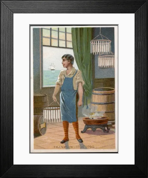 Framed Print : Franklin as a Boy Framed Print : Franklin as a Boy