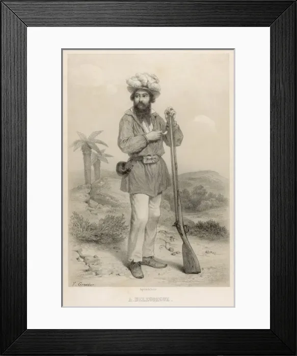 Framed Print : Adulphe Delegorgue Framed Print : Adulphe Delegorgue