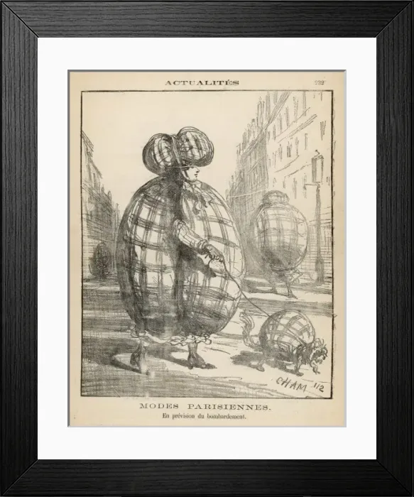 Framed Print : Protective Fashions