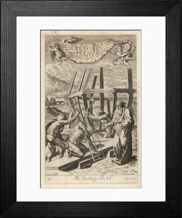 Framed Print : Noah Builds the Ark Framed Print : Noah Builds the Ark