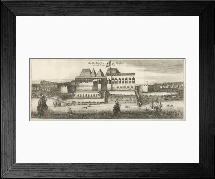 Framed Print : English Fort at Bombay 2 Framed Print : English Fort at Bombay 2