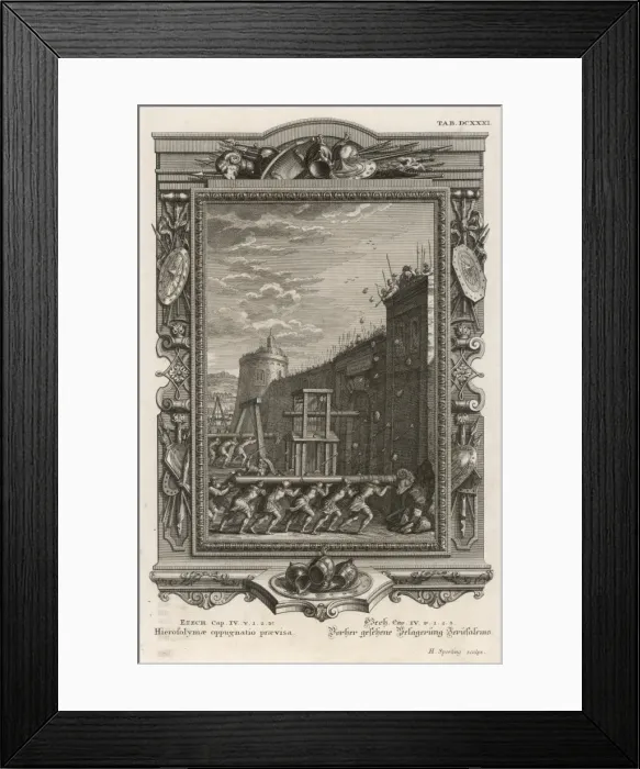 Framed Print : Jerusalem Besieged Framed Print : Jerusalem Besieged