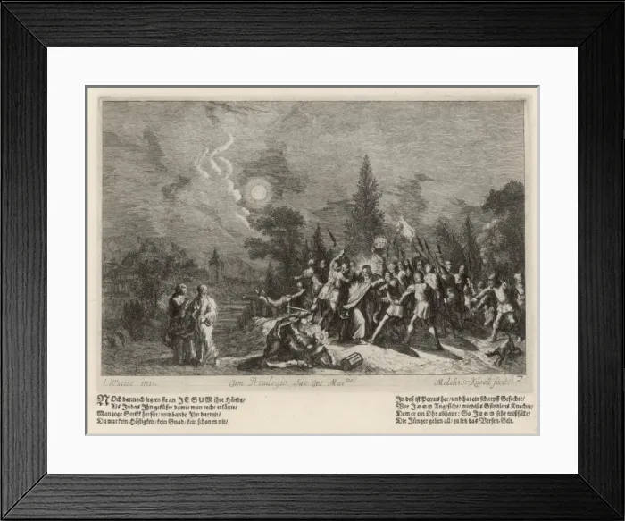Framed Print : Judas Betrays Jesus Framed Print : Judas Betrays Jesus