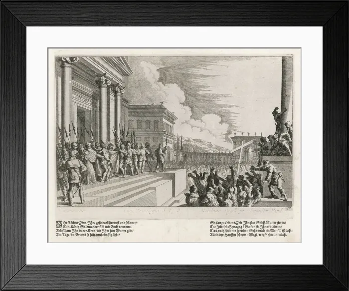 Framed Print : Jesus before the People Framed Print : Jesus before the People