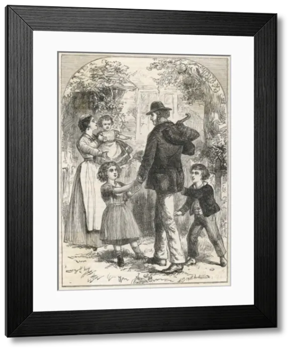 Framed Print : Fathers Homecoming Framed Print : Fathers Homecoming