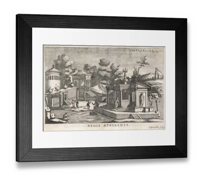 Framed Print : Roman Shrine of Apollo Framed Print : Roman Shrine of Apollo