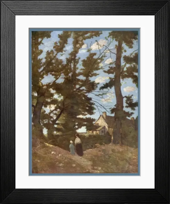 Framed Print : French Rural Scene Framed Print : French Rural Scene