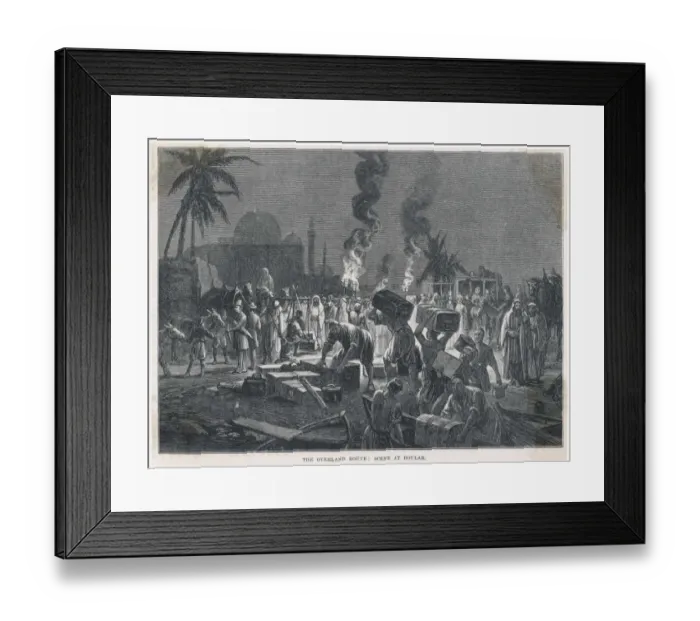 Framed Print : Travellers in Egypt Framed Print : Travellers in Egypt