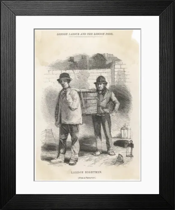 Framed Print : London Nightmen (Mayhew) Framed Print : London Nightmen (Mayhew)