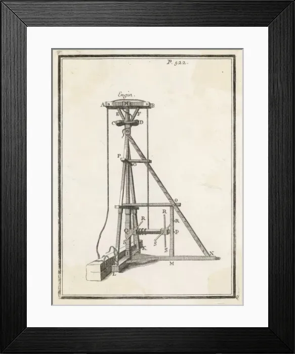 Framed Print : Lifting Machine 1690 Framed Print : Lifting Machine 1690