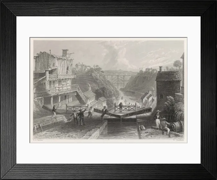 Framed Print : Erie Canal, USA Framed Print : Erie Canal, USA