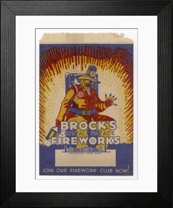 Framed Print : Fireworks Bag Framed Print : Fireworks Bag