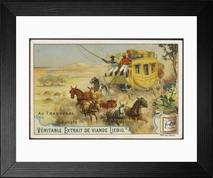 Framed Print : Transvaal Mail Coach Framed Print : Transvaal Mail Coach