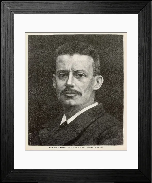 Framed Print : Niels Finsen Portrait Framed Print : Niels Finsen Portrait