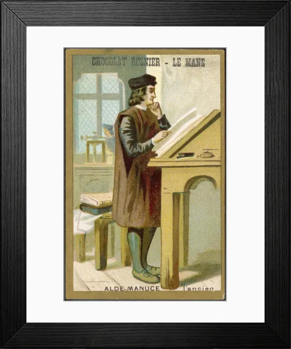 Framed Print : Aldus Manutius Framed Print : Aldus Manutius