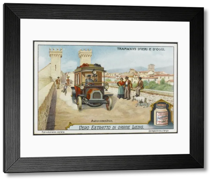 Framed Print : Motor Bus at Terni, Italy Framed Print : Motor Bus at Terni, Italy